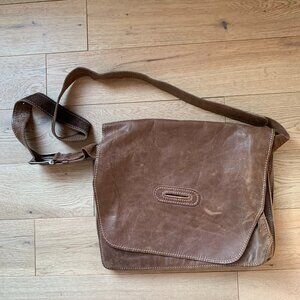 Leather Messenger Bag